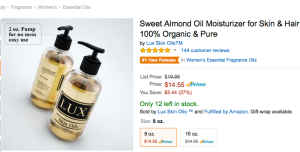 Lux Skin Oils no Longer for Sale at Amazon 1 10906161 782553131780760 282652568193067774 n e1542231773399